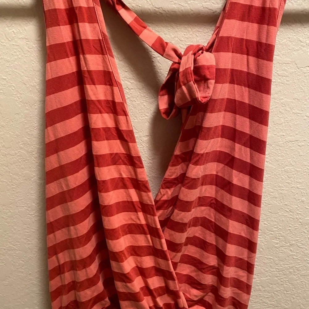 Ella Moss striped halter top NWT